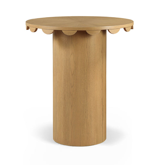 Dahlia - Solid Wood And Natural Cane Table