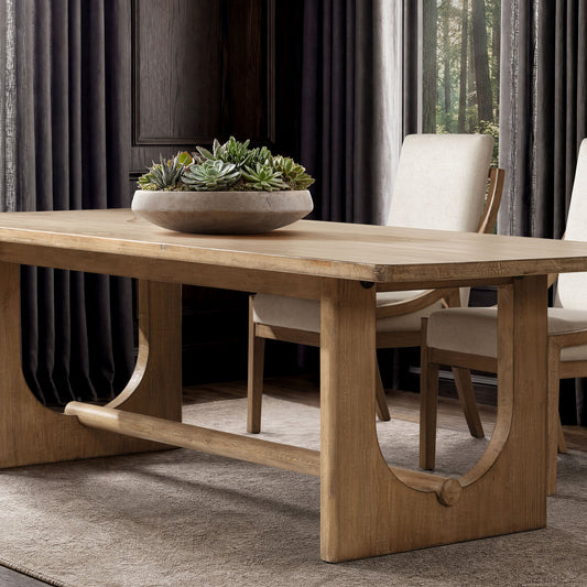 Turnkey - 8 Seater Dining Table - Antique Brown