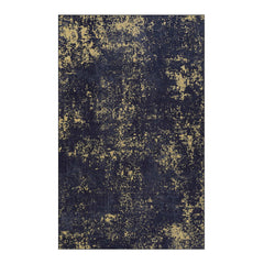 Maval - 8' X 10' Washable Area Rug - Black / Gold