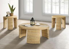 Artina - Rattan Coffee And End Table Set