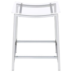Jovani - Acrylic Backless Bar Stools (Set of 2)