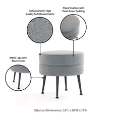 Bailey - Accent Ottoman