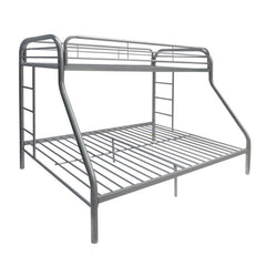 Tritan - Twin / Full Bunk Bed - Silver
