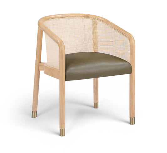Sylvan - Vegan Leather Dining Chair (Set of 2) - Natural Frame