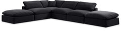 Comfy - 6 Piece Velvet Modular Sectional