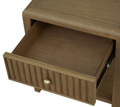 Reed - Chairside Table - Driftwood Oak