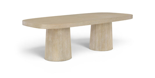 Woodhaven - Solid Wood And Oak Veneer Dining Table