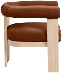 Arienzo - Performance Fabric Upholstered Accent Chair - Natural Base