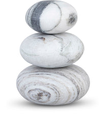 Pumpkin - 3 Piece Marble Decorative Object - Panda