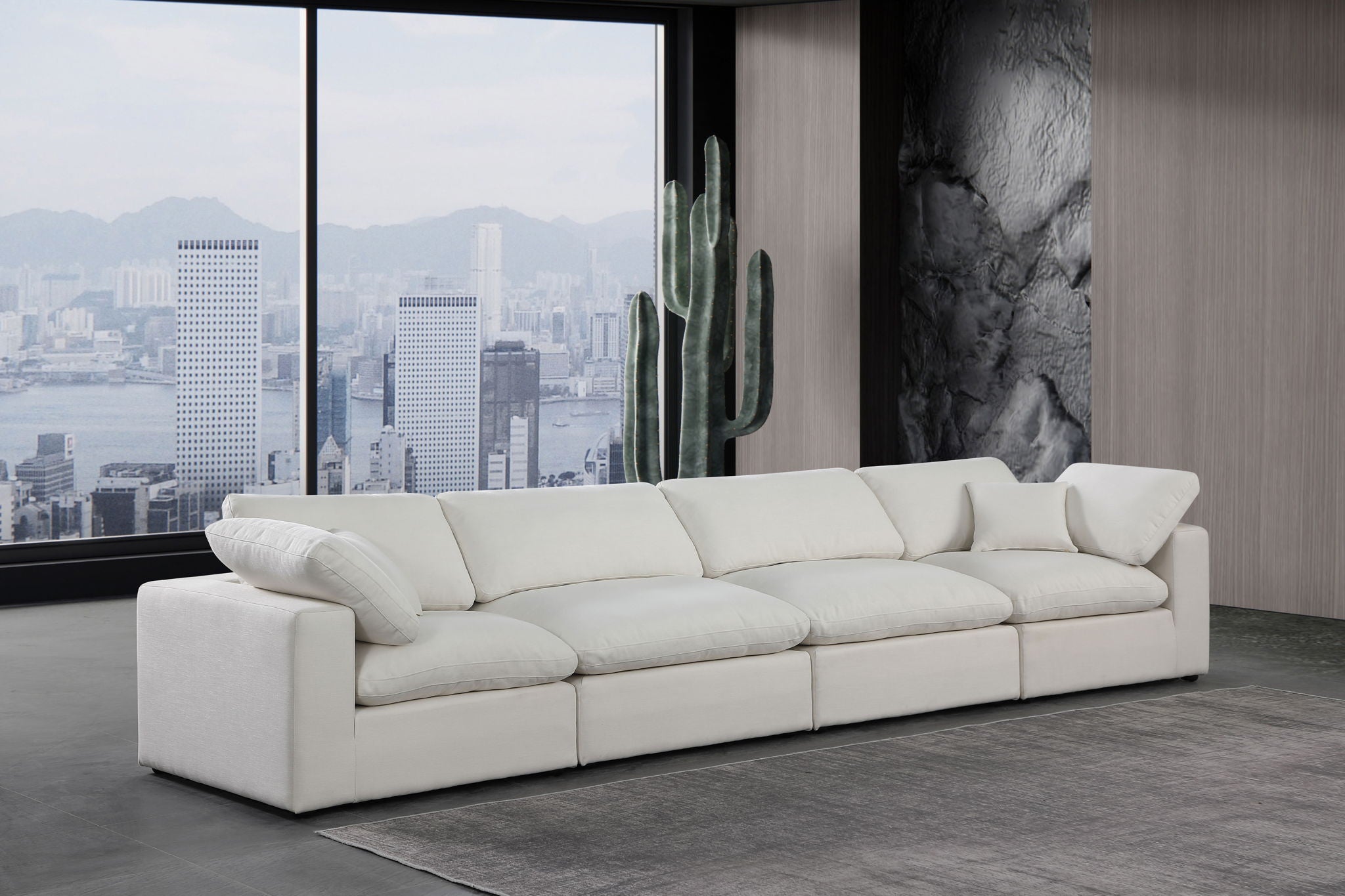 Comfy - Linen Modular Sofa 4 Seats