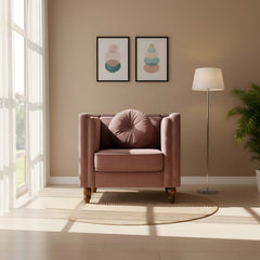 Chesterfield Accent Tufted Square Arm Side Chair
