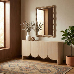 Meadow - Jute Rope Framed Mirror - Natural