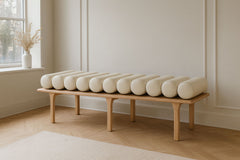 Landon - Bench With Natural Base