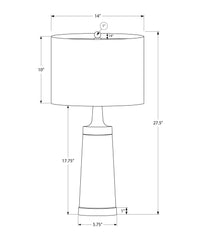 Lighting, Table Lamp, Resin, Contemporary - Black / Cream