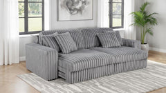 Jacana - Corduroy Upholstered Dual Power Chaise Sofa
