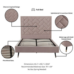 Crosby - Bed With Upholstered Headboard And Slats