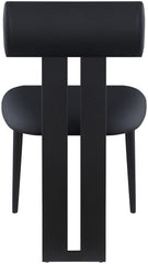 Dario - Faux Leather Dining Chair With Black Frame (Set of 2)