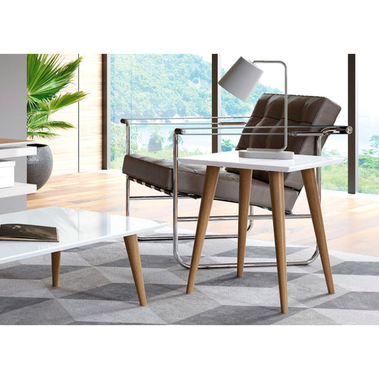 Utopia - Square End Table - White