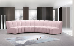 Infinity - 4 Piece Velvet Modular Sectional