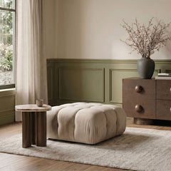 Orin - Velvet Performance Fabric Upholstered Modular Ottoman