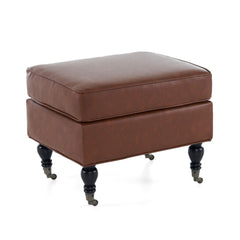 Ottoman, Square Design - Brown