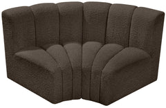 Arc - Boucle Fabric 2 Piece Modular Sofa