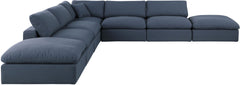 Comfy - 7 Piece Linen Modular Corner Sectional