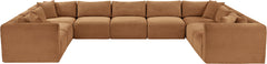 Shaggy - 9 Piece Modular U-Shaped Sectional