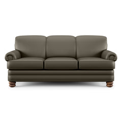 Bay Bridge - Leather Sofa, Nailhead Trim