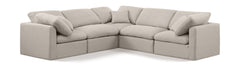 Indulge - Linen 5 Piece Modular Corner Sectional