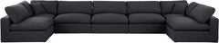 Comfy - 7 Piece Linen Modular Armless Sectional