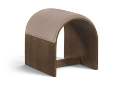 Sable - Velvet Performance Fabric Upholstered Bench