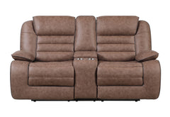 U2250 - Reclining Sofa / Console Reclining Loveseat - Brown