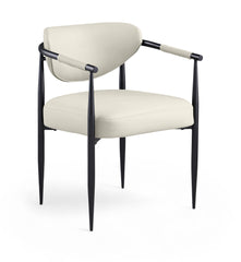 Virella - faux Leather Upholstered Dining Chair (Set of 2) - Black Base