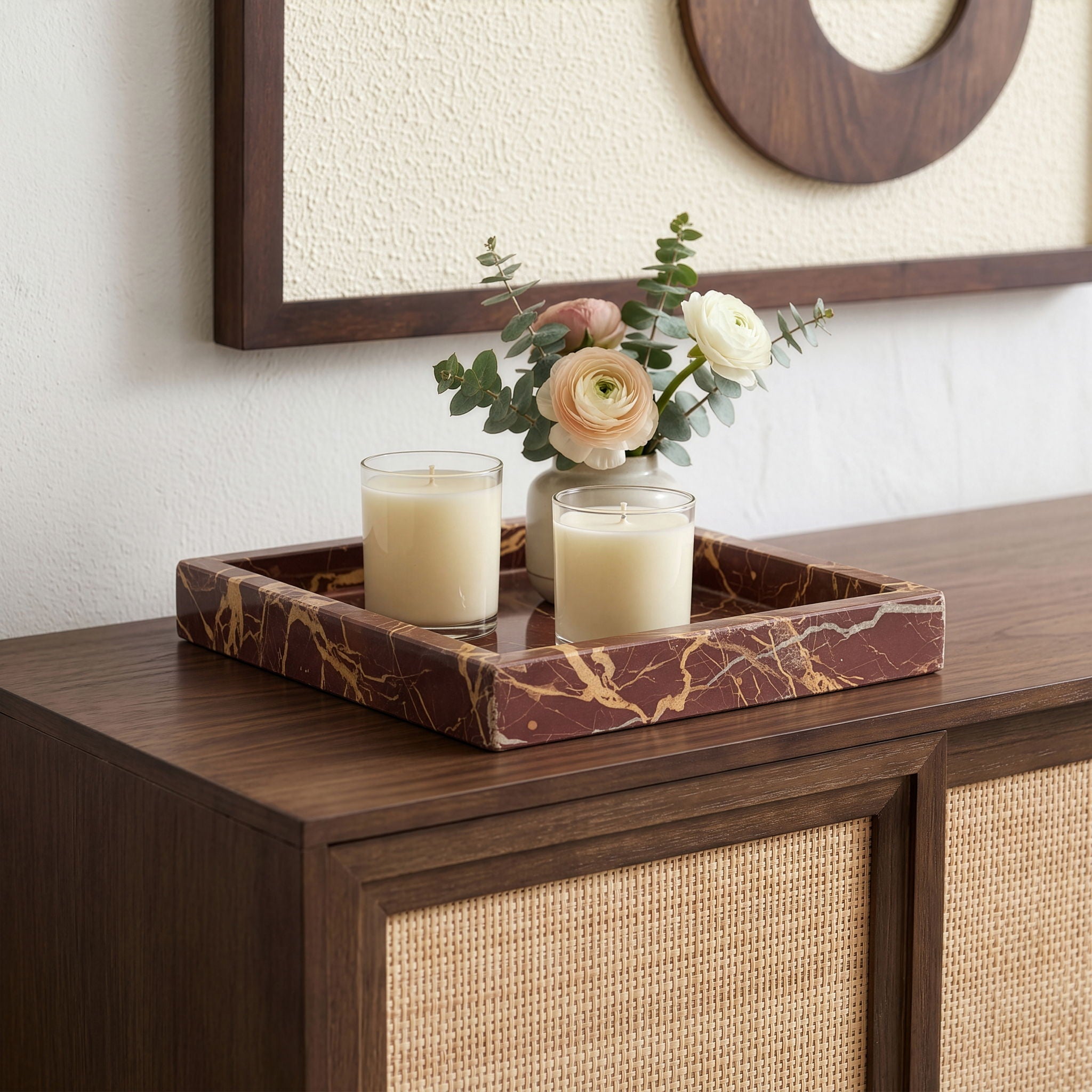 Michael - Genuine Marble Tray