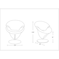 Tulip - Swivel Lounge Chair