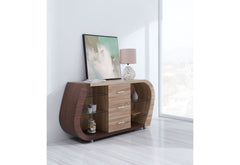 D4126N - Buffet - Dark Brown / Oak