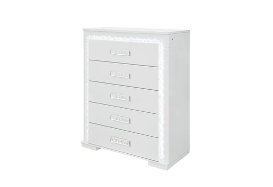 Naomi - Chest With LED - Silver
