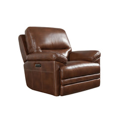 David - Power Gliding Recliner With Power Headrest & Lumbar - Pecan