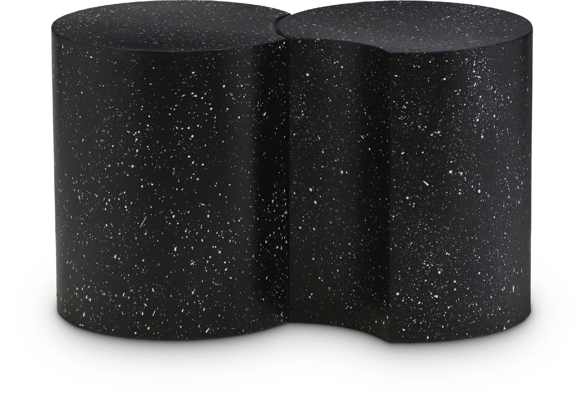Dimple - 2 Piece Modular End Table - Terazzo Finish