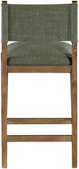 Avon - Linen Textured Performance Fabric Counter Stool