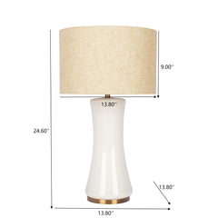Cascade - Lamp Base Table Lamp - Beige / Gold / White