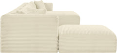 Shaggy - 6 Piece Modular Sectional With Chaise And Ottoman
