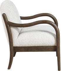 Helmsley - Performance Fabric Upholstered Accent Chair - Brown Frame