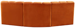 Arc - Velvet 3 Piece Modular Corner Sofa
