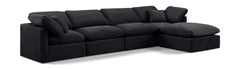 Indulge - Velvet 5 Piece Modular Sectional With Chaise