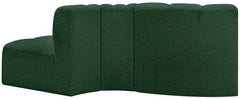 Arc - Boucle Fabric 3 Piece Modular Sofa
