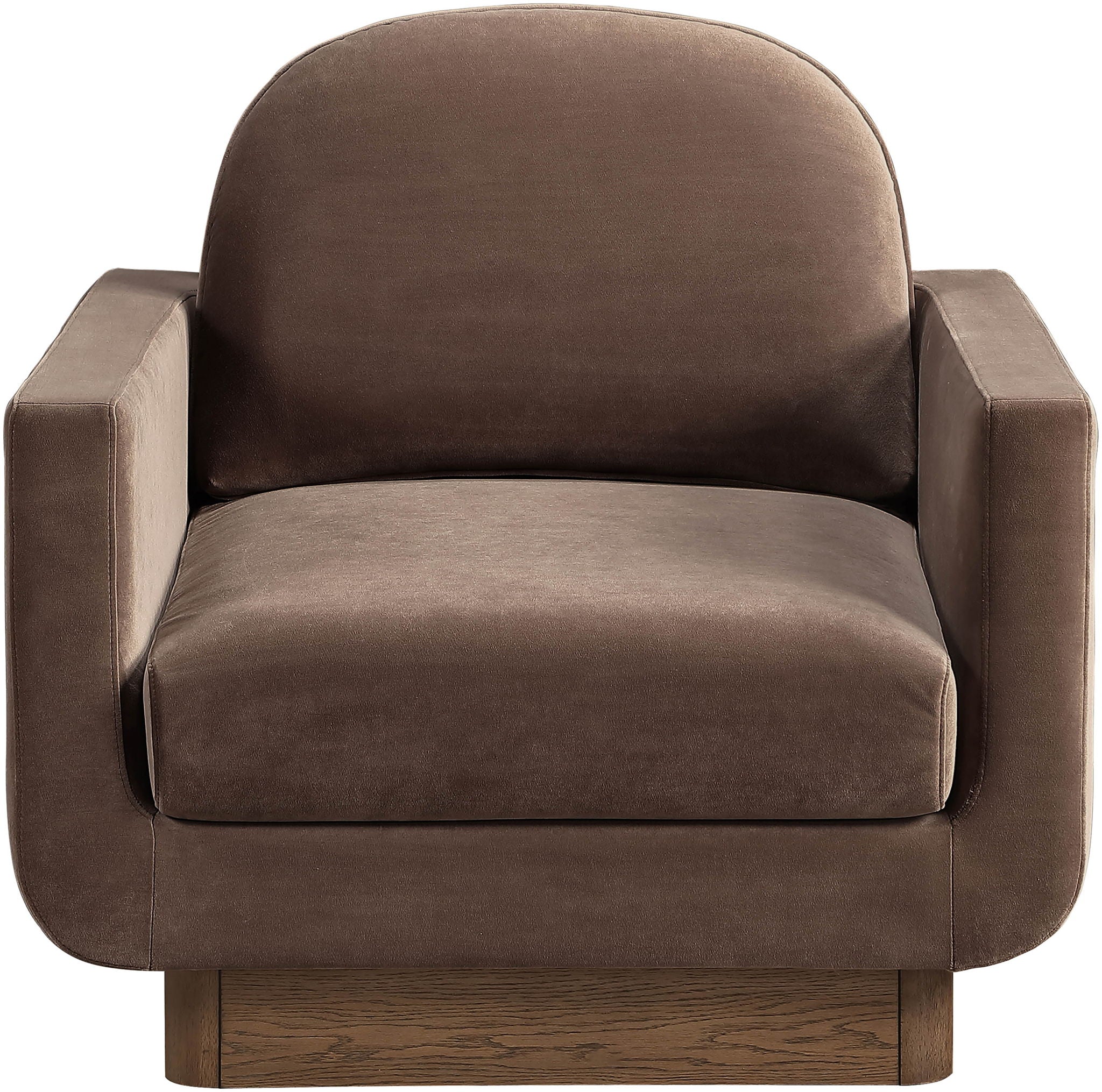 Diviento - Velvet Performance Fabric Upholstered Accent Chair