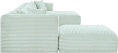 Shaggy - 6 Piece Modular Sectional With Chaise And Ottoman