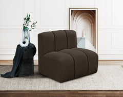 Arc - Boucle Fabric Straight Chair